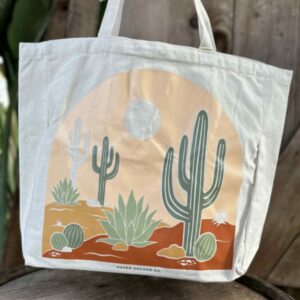 Desert Theme Tote Bag