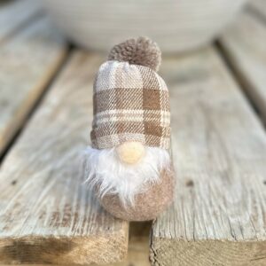 Small Plush Nordic Gnome (Taupe)